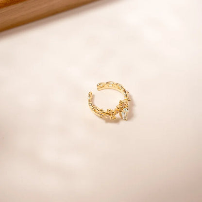 Cinderella Blauer Tränenring